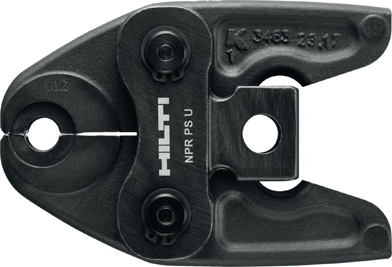 Mâchoire de sertisseuse NPR PS U Mâchoires de sertisseuse pour les raccords à sertir de profilé U jusqu'à 50 mm. Compatibles avec les outils de sertissage des tubes NPR 32-A.