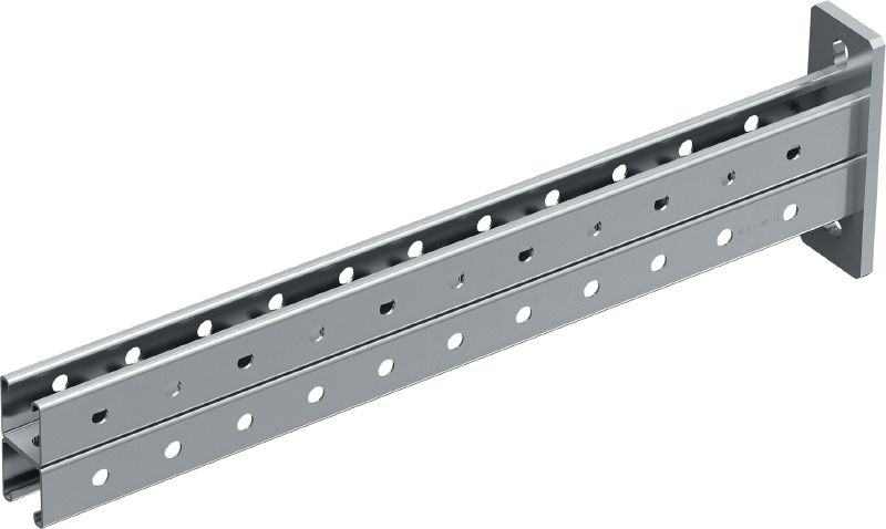 Console MT-BR-40D Console double avec rails en C pour charges moyennes en environnement intérieur