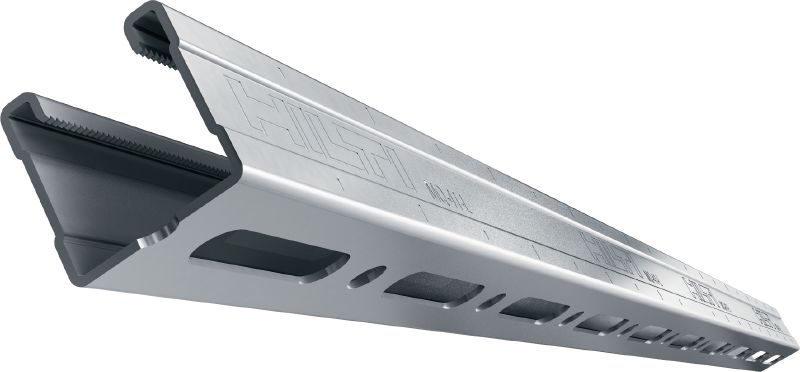 Rail profilé en C MQ-41-L Rail profilé en C galvanisé pour charges moyennes