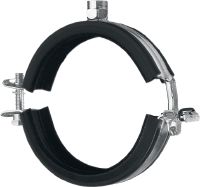 MPN-G Collier glissant galvanisé d'exception avec fermeture rapide pour les applications de tuyauterie en plastique