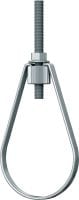 Support de tube de sprinkler MP-SPN Collier poire galvanisé pour sprinkler avec homologations VdS, FM et UL pour les applications de sprinkler d'incendie