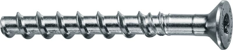 Vis à béton HUS4-C Vis à béton à tête fraisée haute performance pour la fixation dans le béton et la maçonnerie (acier au carbone)