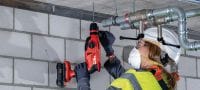 Perforateur sans fil TE 2-22 Perforateur sans fil SDS Plus compact et léger avec poignée pistolet pour une meilleure maniabilité lors du forage au plafond (plateforme de batteries Nuron) Applications 3
