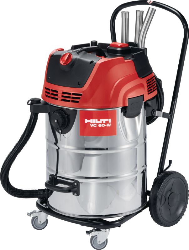 Aspirateur de laitance VC 60-W Aspirateur de laitance haute capacité pour le raccordement avec des outils électroportatifs (à eau), cuve de 72 l