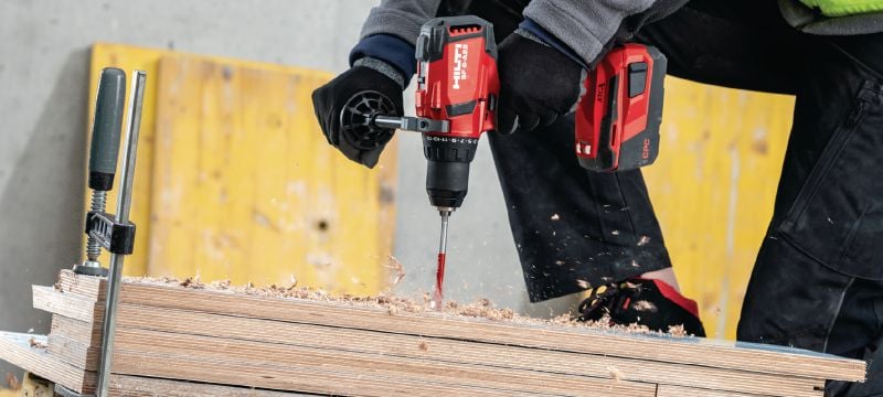 Visseuse-perceuse sans fil SF 6-A22 Visseuse-perceuse sans fil 22 V avec régulation active du couple et embrayage électronique pour une utilisation universelle dans le bois, le métal et autres matériaux Applications 1