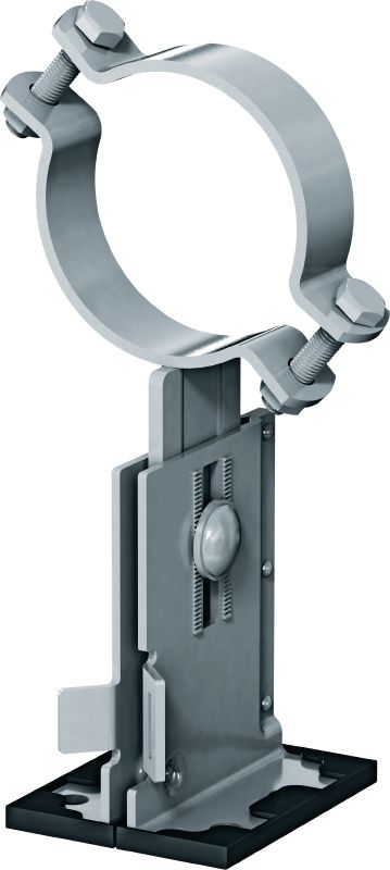 Sabot de tubage MP-PS 1-1 Sabot de tubage à revêtement extérieur (OC) avec réglage de la hauteur et de l'inclinaison pour les applications industrielles lourdes avec des diamètres extérieurs de tuyaux de 21 à 173 mm (1/2 à 6)