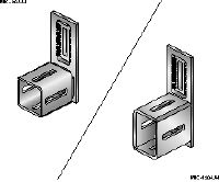 Connecteur MIC-UH Élément de liaison galvanisé à chaud (GAC) standard pour la fixation des poutrelles MI les unes aux autres