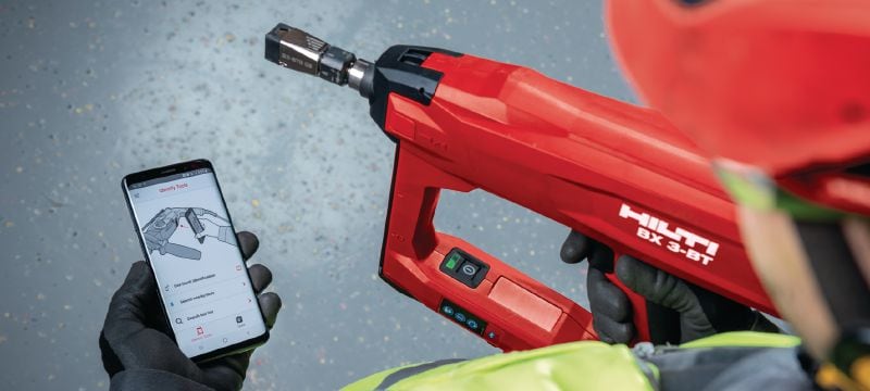 BX 3-BTG 02 Cloueur sans fil 22 V pour la fixation des goujons filetés X-BT Applications 1