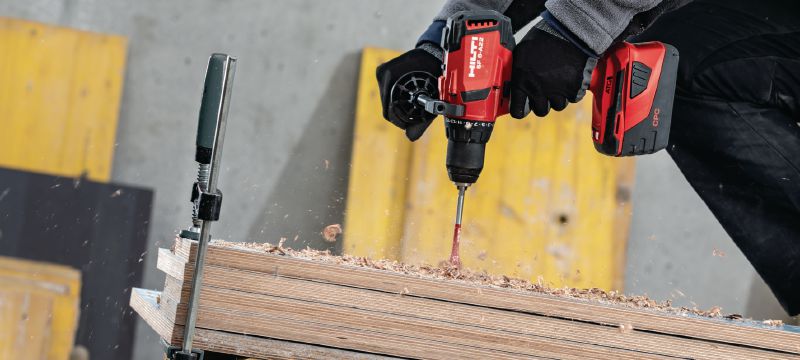 Visseuse-perceuse sans fil SF 6-A22 Visseuse-perceuse sans fil 22 V avec régulation active du couple et embrayage électronique pour une utilisation universelle dans le bois, le métal et autres matériaux Applications 1
