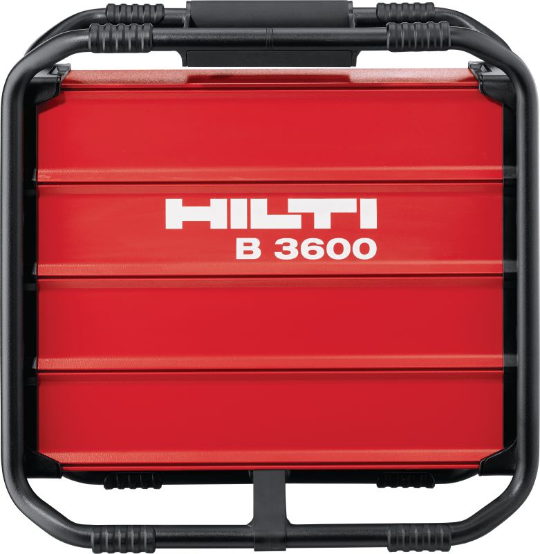 Centrale électrique mobile B 3600 Alimentation électrique portable et temporaire avec une puissance et une capacité élevées pour l'utilisation avec des outils électriques pour travaux intensifs