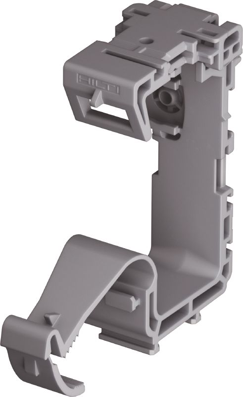 Attache-câble X-ECH MX (02) Attache pour torons de câbles en plastique, optimisée pour les clous en bande et compatible avec différentes méthodes de fixation et matériaux supports