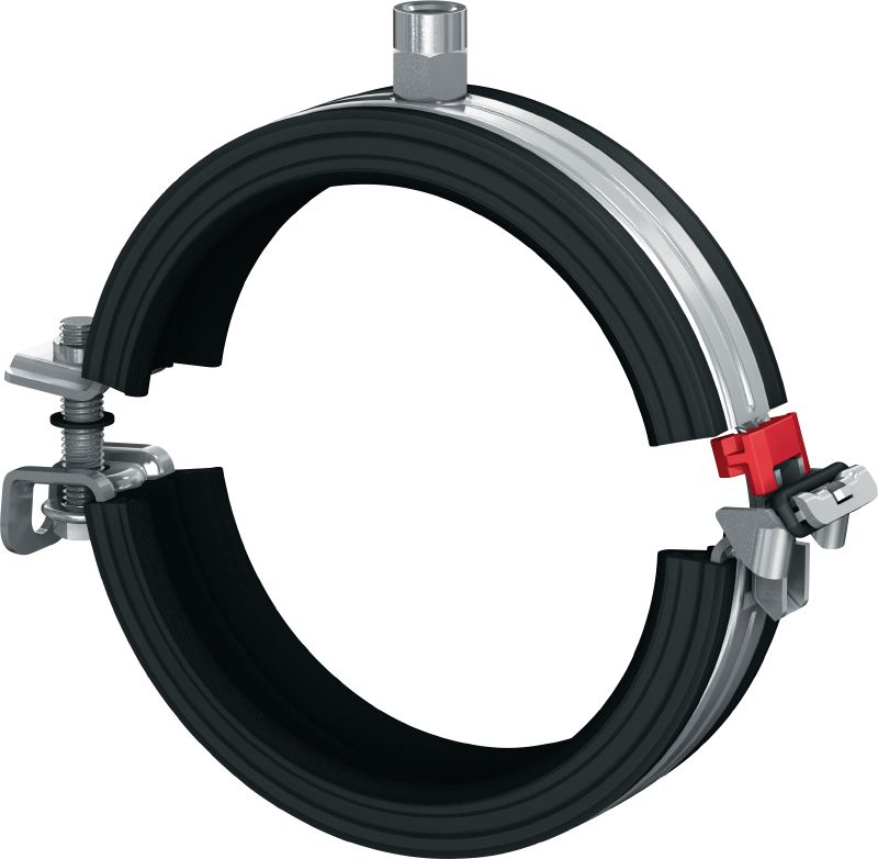 Collier de serrage MP-U-G à fermeture rapide et faible friction Collier de serrage galvanisé avec insert à faible friction et fermeture rapide pour une productivité maximale dans les applications semi-intensives
