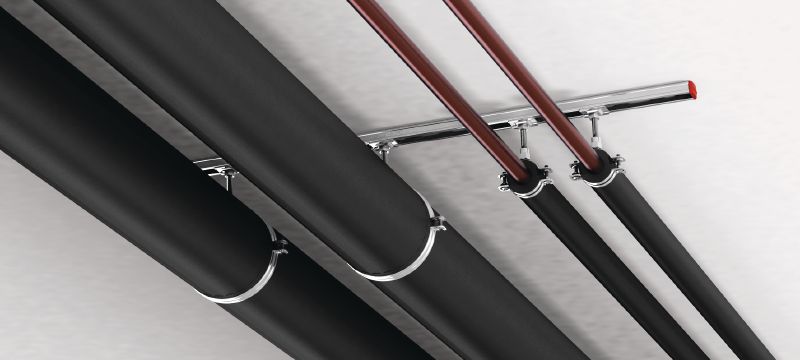 Collier eau glacée MRP-C à fermeture rapide Collier de serrage galvanisé pour une productivité élevée dans les applications d'eau froide et de réfrigération avec différentes épaisseurs d'isolation Applications 1