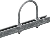 Boulon-étrier MP-UB (métrique) Boulon-étrier galvanisé pour applications de tuyauterie universelles