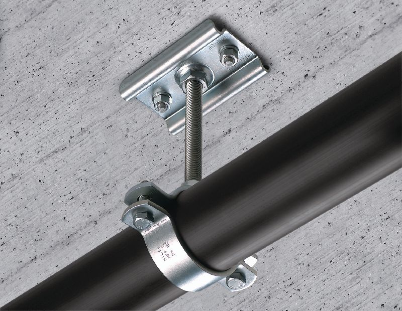 Collier point fixe MFP-L-F pour charges légères Collier point fixe galvanisé à chaud (GAC) pour une performance maximale dans les applications légères Applications 1