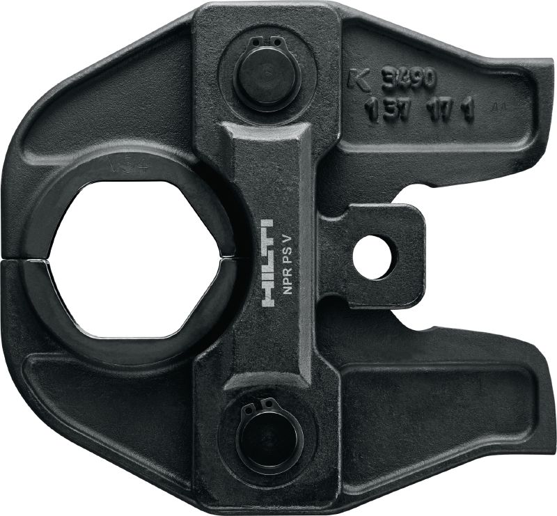 Mâchoire de sertisseuse NPR PS V Mâchoires de sertissage pour les raccords à sertir de profilé V jusqu'à 54 mm. Compatibles avec les outils de sertissage des tubes NPR 32-A.