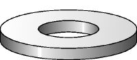 Rondelle plate galvanisée équivalente à ISO 7089 Rondelle plate équivalente ISO 7089