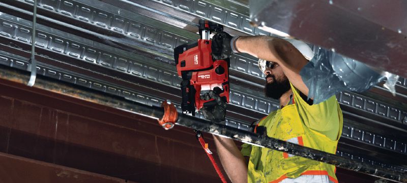 Perforateur sans fil TE 4-22 Perforateur sans fil SDS Plus compact avec notre meilleur rapport poids-performance pour le forage au plafond (plateforme de batteries Nuron) Applications 1