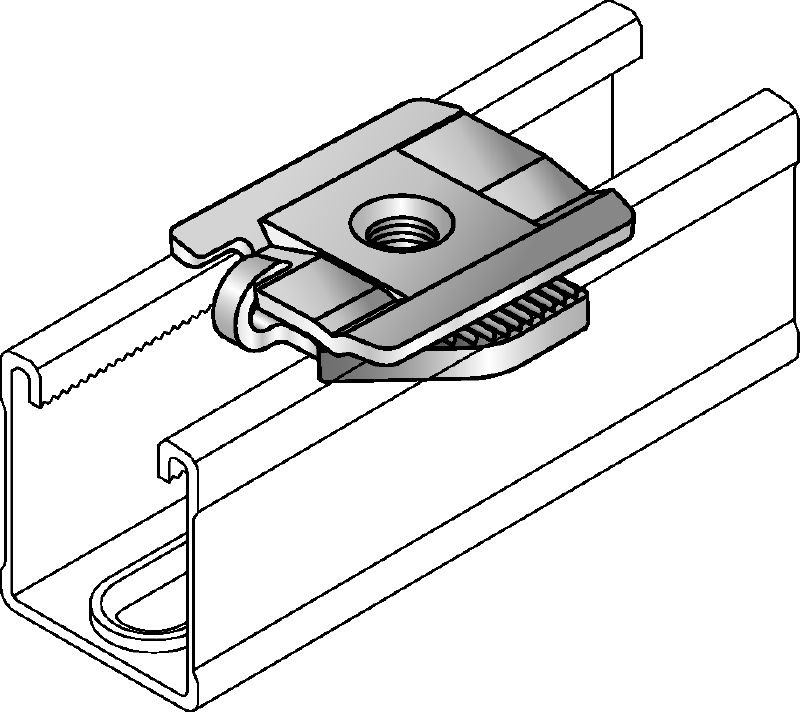 MM-S Plaquette-rail rapide