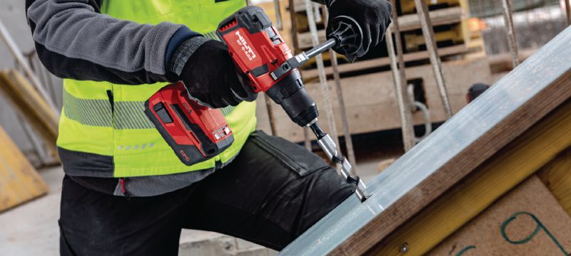 Visseuse-perceuse sans fil SF 6-A22 Visseuse-perceuse sans fil 22 V avec régulation active du couple et embrayage électronique pour une utilisation universelle dans le bois, le métal et autres matériaux Applications 1