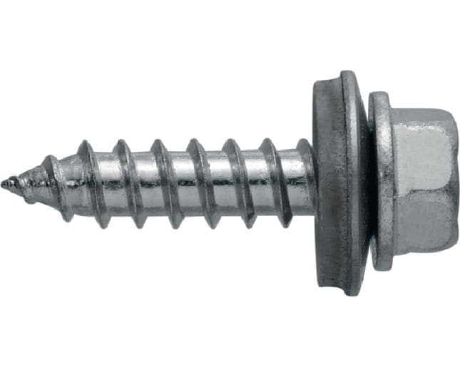Vis autotaraudeuses S-MP 53 S Vis autoperceuse (en acier inoxydable A2) avec rondelle de 16 mm pour fixation sur des ossatures en bois ou en acier/aluminium de faible épaisseur