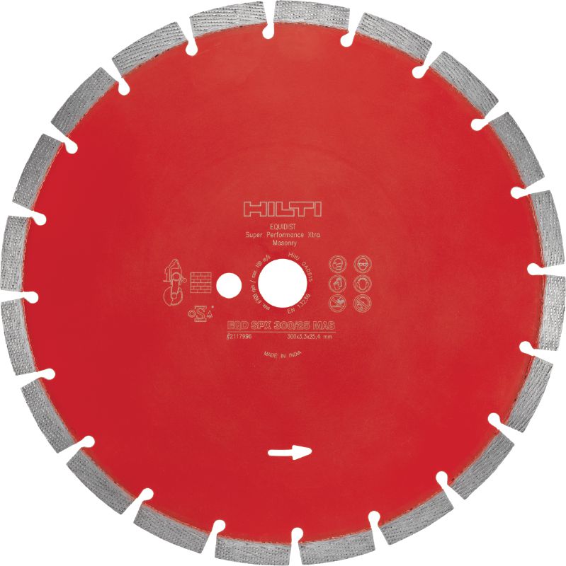 Disque diamant pour maçonnerie SPX Disque diamant Ultimate à technologie Equidist pour une découpe optimale dans la maçonnerie