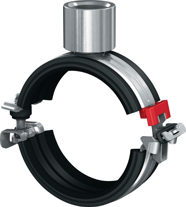 Collier de serrage MP-U-G à fermeture rapide et faible friction Collier de serrage galvanisé avec insert à faible friction et fermeture rapide pour une productivité maximale dans les applications semi-intensives