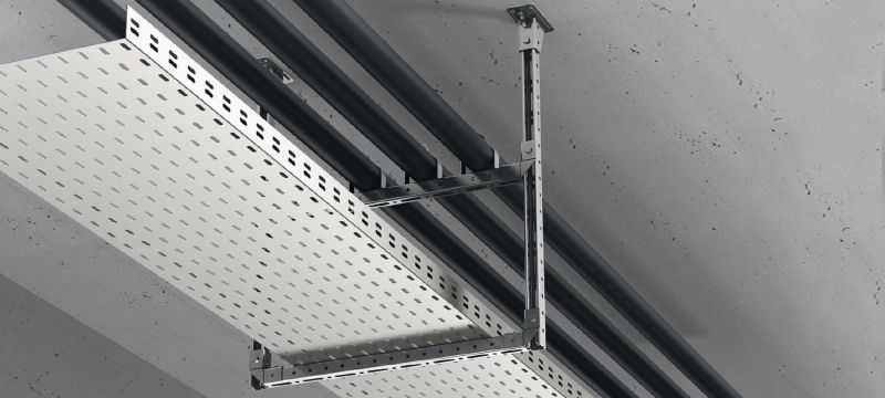 Rail profilé en C MT-50 OC Rail profilé en C pour charges moyennes, adapté aux composants MT-FL / MT-TL dans les environnements extérieurs Applications 1
