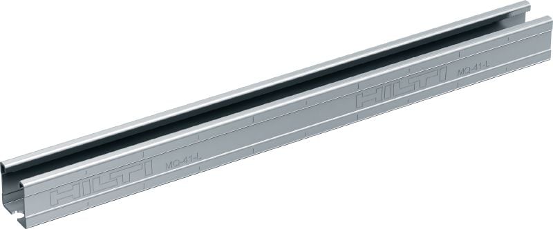 Rail profilé en C MQ-41-L Rail profilé en C galvanisé pour charges moyennes