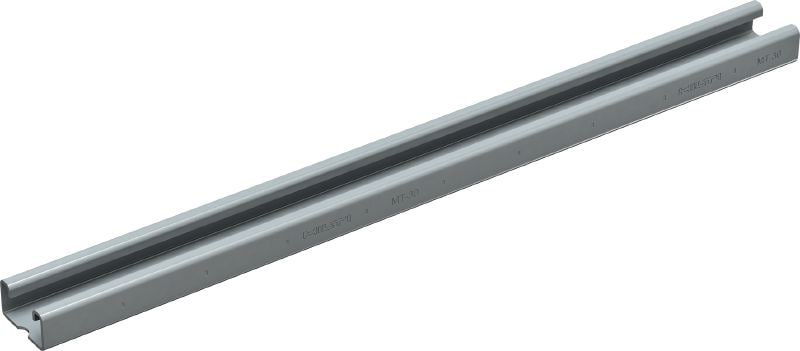 Rail profilé en C MT-30 OC Rail profilé en C pour charges moyennes, adapté aux composants MT-FL / MT-TL dans les environnements extérieurs