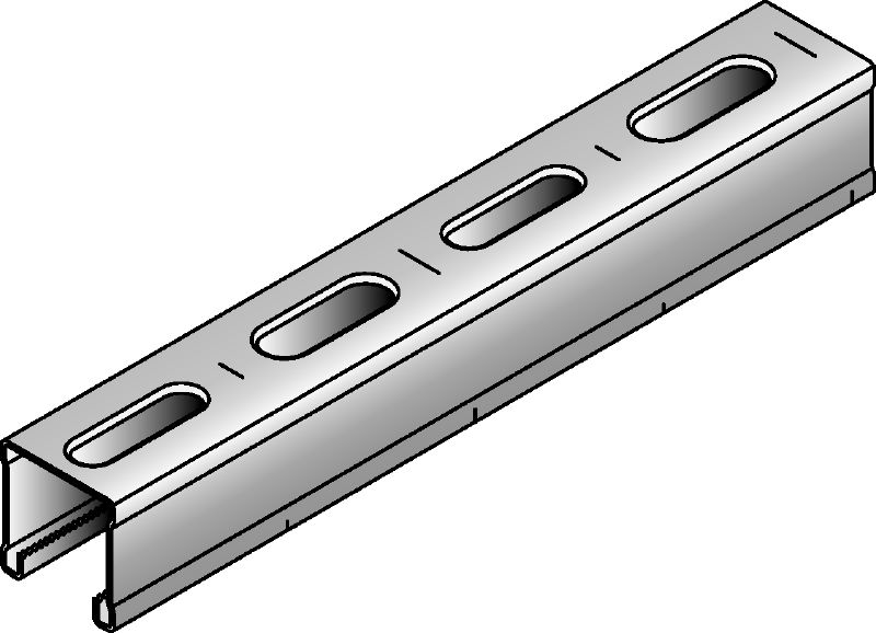 Rail profilé en C MM-C-30 Rail profilé en C galvanisé pour charges légères