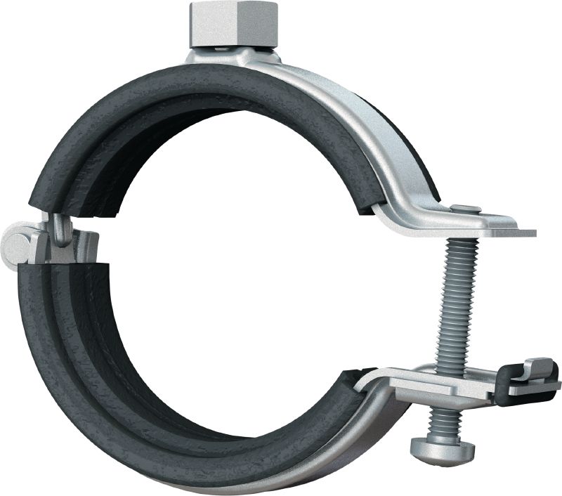 Collier de serrage MP-L-I à fermeture rapide pour charges légères Collier de serrage galvanisé avec insonorisation et fermeture rapide pour une productivité élevée dans les applications légères