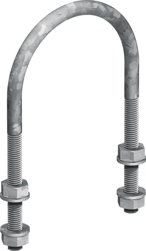 Boulon-étrier MP-UB (métrique) Boulon-étrier galvanisé pour applications de tuyauterie universelles