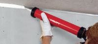 Mastic coupe-feu acrylique CFS-S ACR Mastic universel, fournissant une étanchéité coupe-feu flexible aux joints de construction et dans les passages Applications 1
