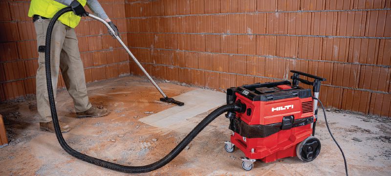 Aspirateur de chantier VC 5L de classe L Aspirateur de chantier puissant pour les nettoyages quotidiens du chantier (à sec et à eau), cuve de 20 l Applications 1