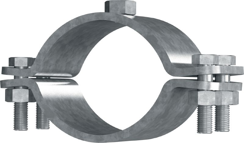 Collier point fixe MFP-F Collier point fixe galvanisé à chaud (GAC) pour une performance maximale dans les applications lourdes
