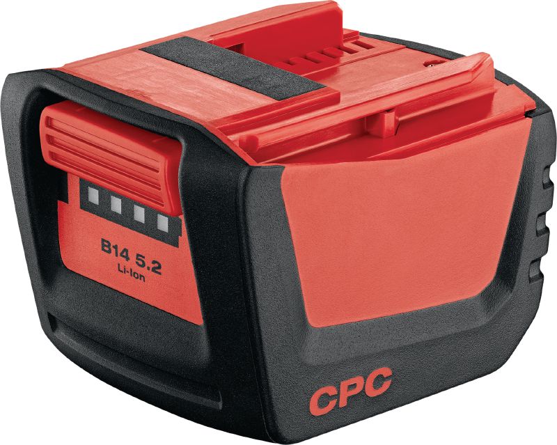 Batterie 14 V B14 5.2 Batterie Li-ion 14 V 5,2 Ah pour une durée de fonctionnement étendue