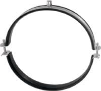 Collier pour ventilation MV-PI Collier pour ventilation galvanisé avec insonorisation pour une productivité élevée dans les applications de gaines spiralées