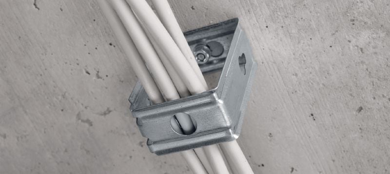 X-M6 FP8/D8 Goujon fileté en acier au carbone pour une utilisation avec les cloueurs à poudre sur béton (rondelle de 8 mm) Applications 1