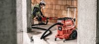 Aspirateur de poussière VC 40H-X de classe H Aspirateur de poussière puissant avec grande cuve et trolley de transport pour le raccordement aux outils électroportatifs et les nettoyages de chantier (à sec et à eau), cuve de 30 l – aspirateur certifié ACD Applications 1