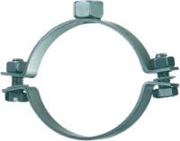 Collier de serrage MP-SRN pour charges légères Collier de serrage en acier inoxydable (A4) sans insonorisation destiné aux applications pour charges légères