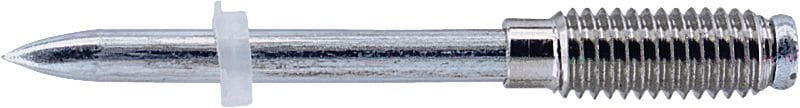 X-CR M8 P8 Goujon fileté en acier inoxydable pour une utilisation avec les cloueurs à poudre sur béton (rondelle de 8 mm)