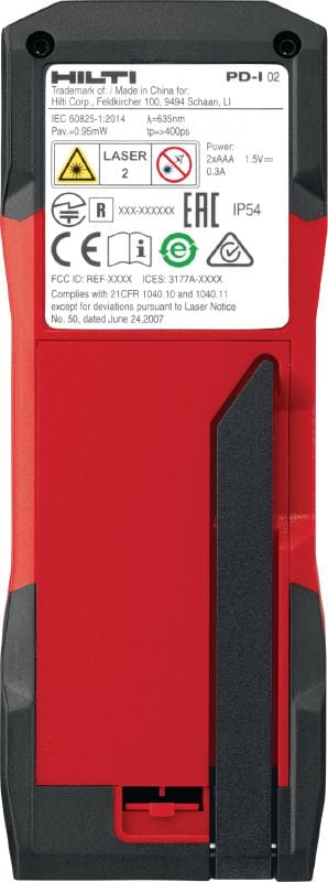 Lasermètre PD-I Lasermètre robuste avec fonctions de mesure intelligente et connectivité Bluetooth pour les applications intérieures jusqu'à 100 m