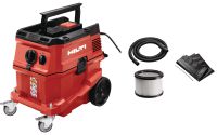 Aspirateur de chantier VC 5L de classe L Aspirateur de chantier puissant pour les nettoyages quotidiens du chantier (à sec et à eau), cuve de 20 l