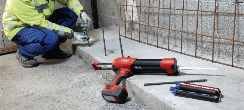 Cheville chimique HIT-HY 170 Résine universelle pour fixation dans le béton et la maçonnerie Applications 1