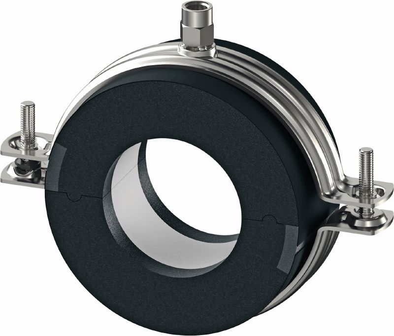 Collier eau glacée MRP-C à fermeture rapide Collier de serrage galvanisé pour une productivité élevée dans les applications d'eau froide et de réfrigération avec différentes épaisseurs d'isolation