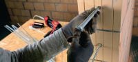 Tamis fin HIT-S Douille-tamis métallique de 1 mètre pour la fixation dans la maçonnerie creuse Applications 1