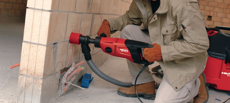Mèche d'encastrement pour maçonnerie SPX-L (fermée) Mèche d'encastrement haut de gamme pour carottage dans tout type de maçonnerie (emmanchement M16/M24) Applications 1