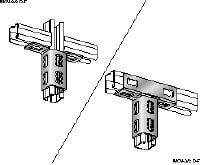 MQV-2D-F Élément de liaison galvanisé à chaud (GAC) pour les structures bidimensionnelles