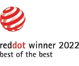                Ce produit a reçu le prix "Best of the Best" du concours Red dot design.            